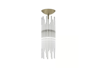 DIADEMA FA - Halogen blown glass ceiling lamp by Vetreria Vistosi - view 2
